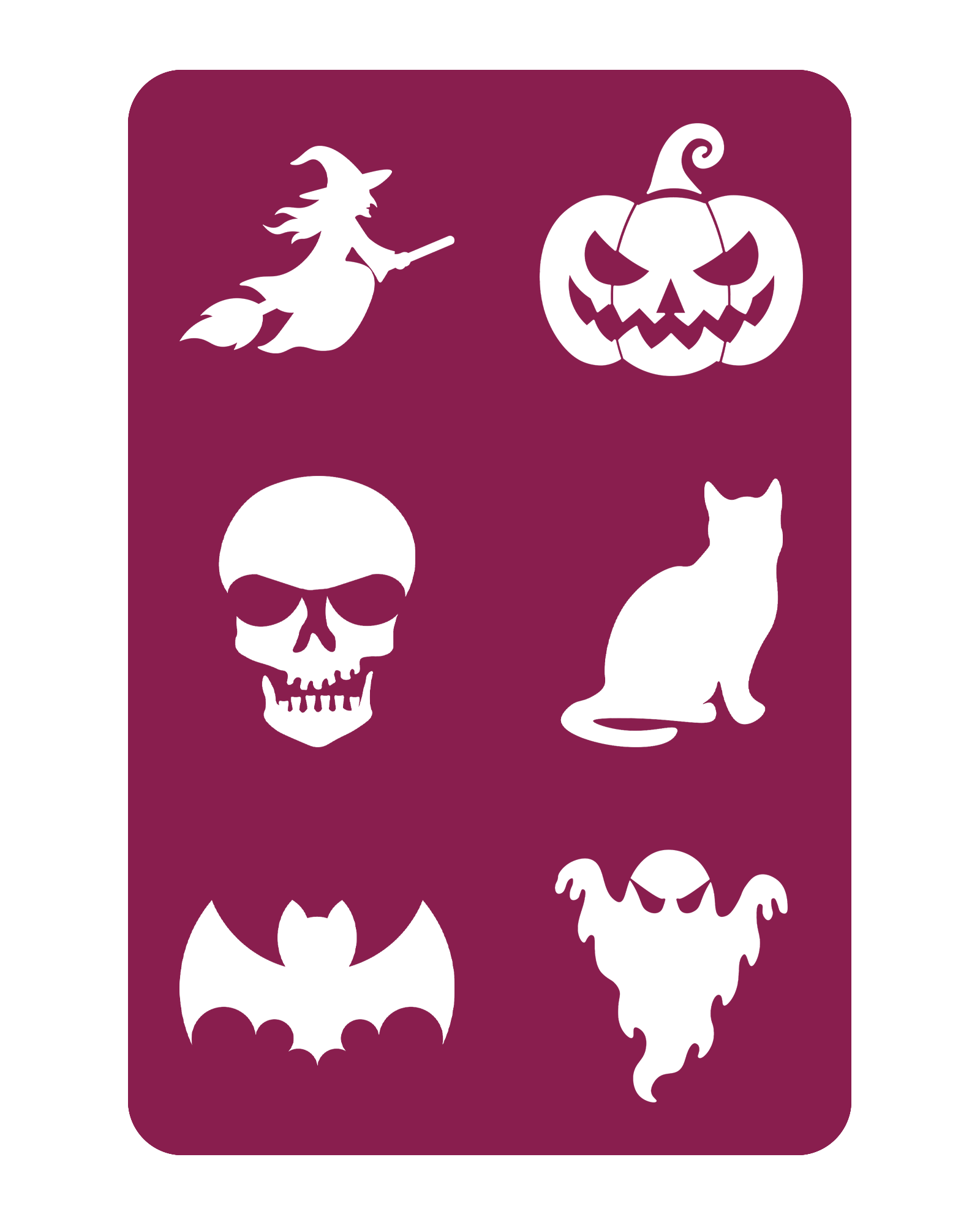 Halloween | Glittertattoo Stencilsets