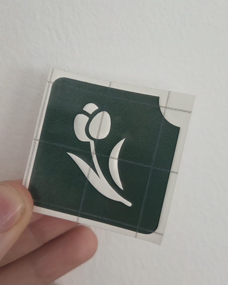 Tulp | Glittertattoo Stencil