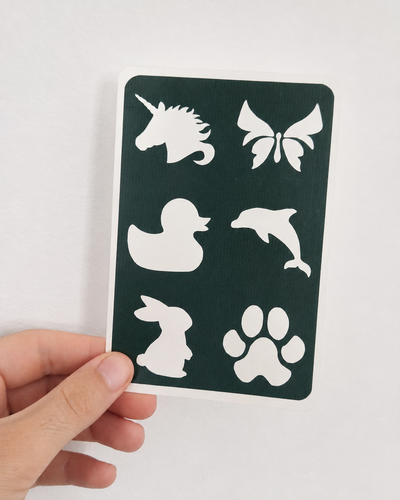 Dieren | Glittertattoo Stencilsets
