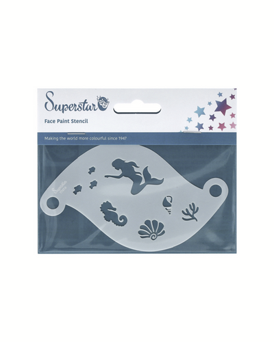 Herbruikbare stencils | Face Paint Stencil MERMAID
