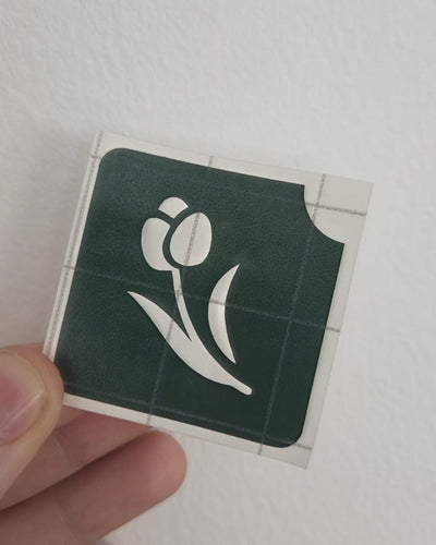 Tulp | Glittertattoo Stencil